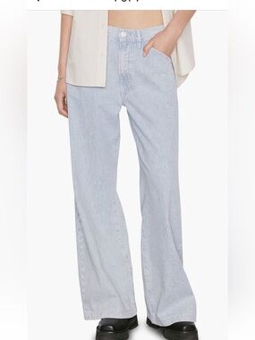 Frame Denim Light Blue Wide-Leg Jeans